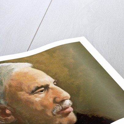 Ernest Rutherford (Nelson, New Zealand ,1871-Cambridge, 1937). English physicist by Anonymous