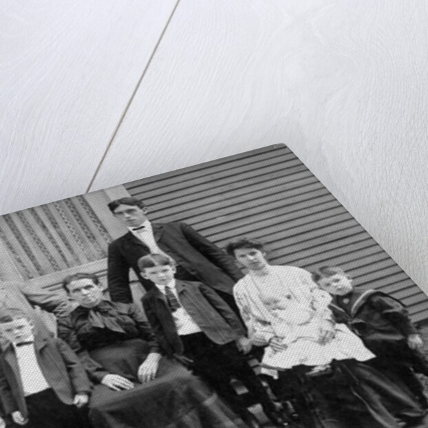 Wisconsin farm family gathers for a portrait, ca. 1905 by Anonymous