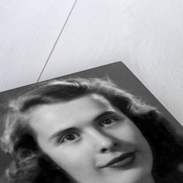 High school portrait of young woman, ca.1948 by Anonymous
