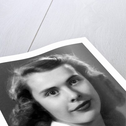 High school portrait of young woman, ca.1948 by Anonymous