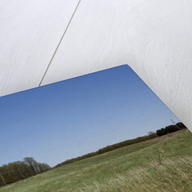 School Desk in Field, Michigan by Anonymous
