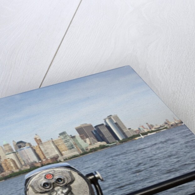 Manhattan skyline from New Jersey by Anonymous