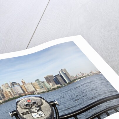 Manhattan skyline from New Jersey by Anonymous