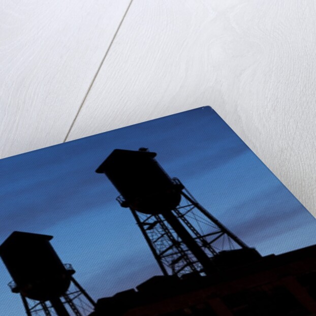 Water Towers, Jersey City, New Jersey by Anonymous