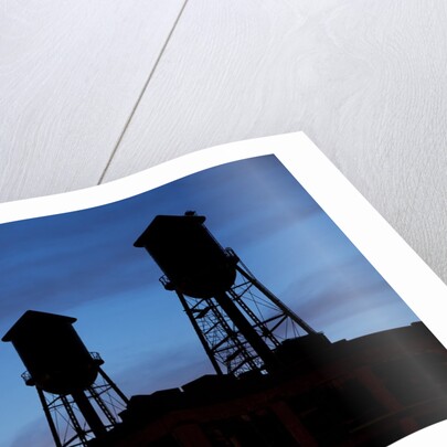 Water Towers, Jersey City, New Jersey by Anonymous