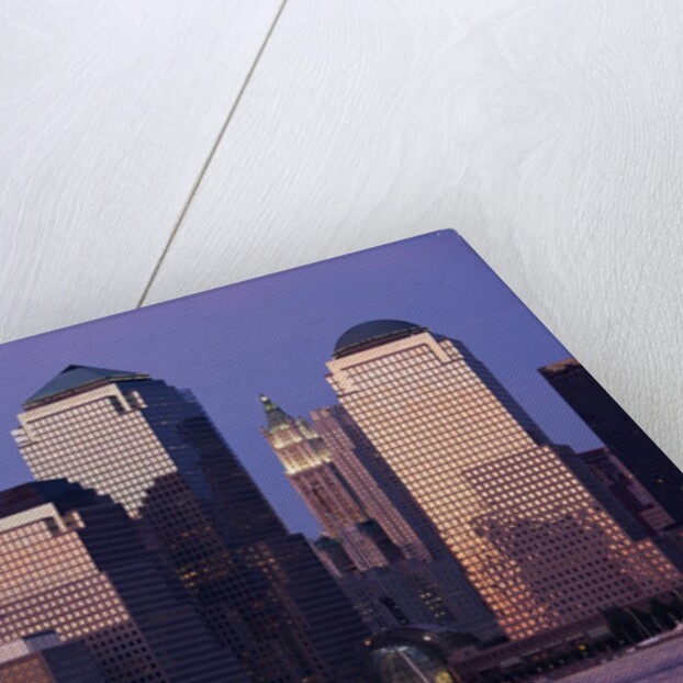 Manhattan skyline from New Jersey by Anonymous