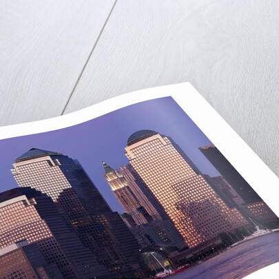 Manhattan skyline from New Jersey by Anonymous