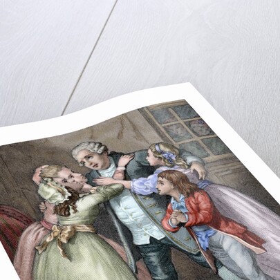 Louis XVI says goodbye to his family to be executed during the Age of Terror (1793) by Anonymous