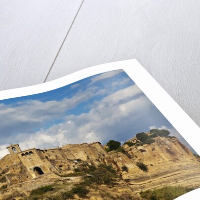 Civita di Bagnoregio and the long bridge leading to town by Anonymous