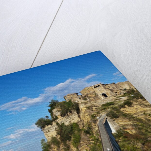 Civita di Bagnoregio and the long bridge leading to town by Anonymous