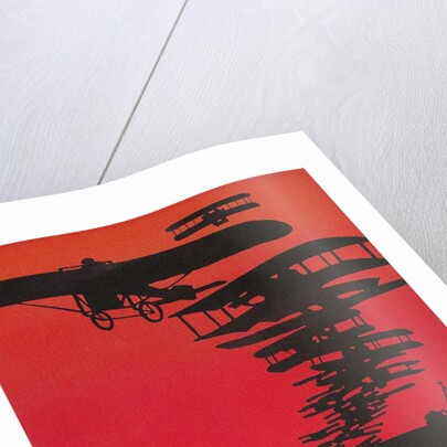 Early German Air Show Poster by Anonymous