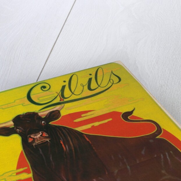 Poster for Cibils Meat Extract with Bull and Lion by Anonymous