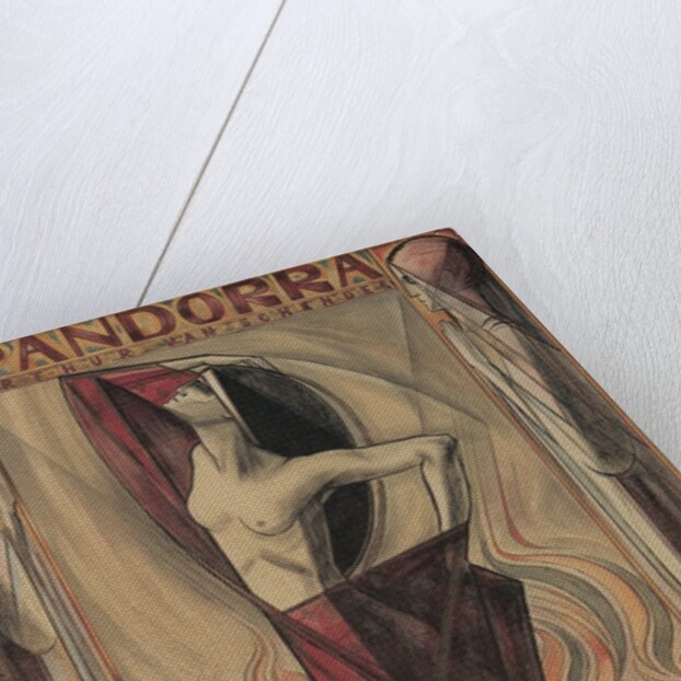 Art Nouveau Pandorra Playbill by Anonymous