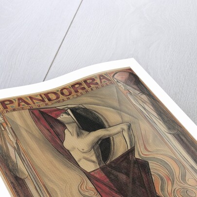 Art Nouveau Pandorra Playbill by Anonymous