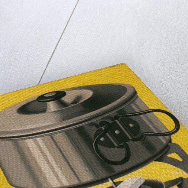 German Advertisement for Meta, Pot with Sterno Cube by Anonymous