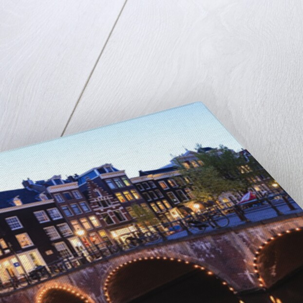 Amsterdam canals at dusk by Anonymous