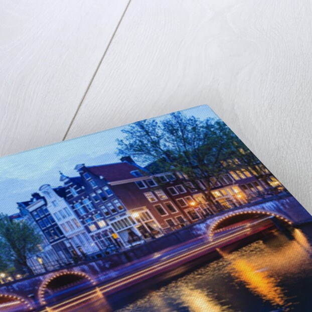 Amsterdam canals at dusk by Anonymous