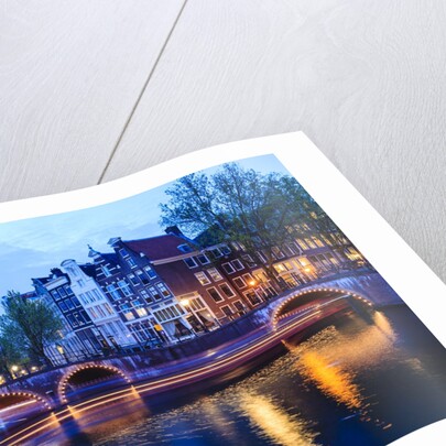 Amsterdam canals at dusk by Anonymous