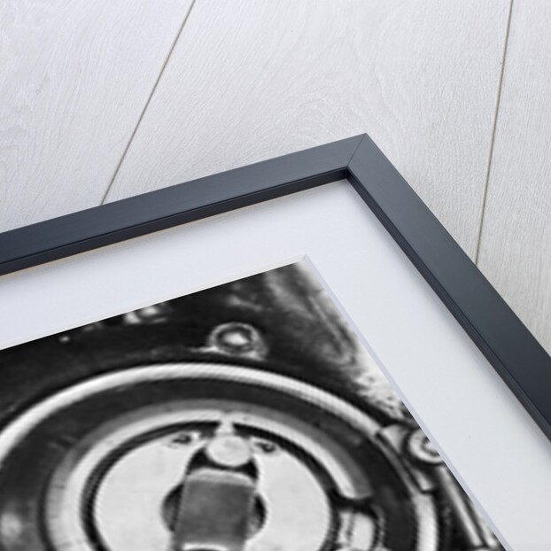 Industrial worker with a drill press in Pennsylvania, ca. 1912 by Anonymous