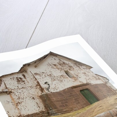 Chinchero, Peru catholic church built on Inca foundation by Anonymous
