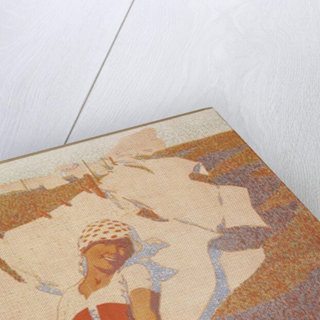 Pointillist Poster for Laundry Service by Anonymous
