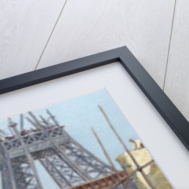 Paris. Universal Exhibition of 1889. Construction of the Eiffel Tower by Anonymous