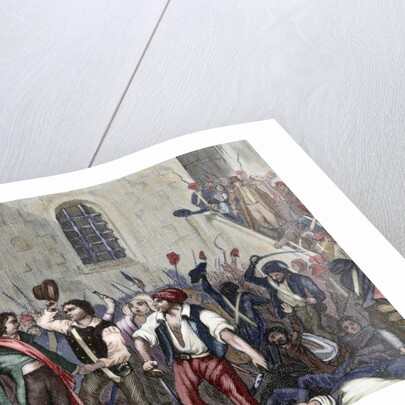 French Revolution. Execution of clerics and prisoners by members of the Paris Commune by Anonymous