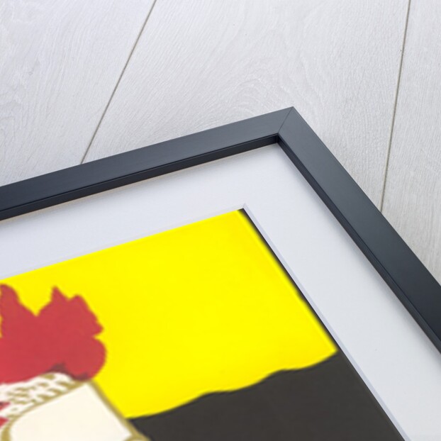 Poster for Zurich Laundry Service with Rooster by Anonymous