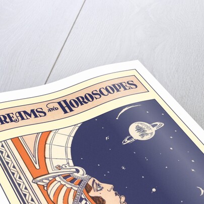 Dreams and Horoscopes, Stargazing Woman by Anonymous