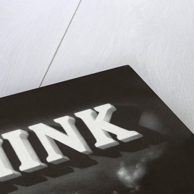 THINK, Black and White by Anonymous