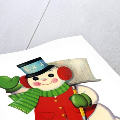 1950s Snowman by Anonymous