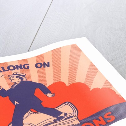 Walk Along on Air Cushions Advertisement by Anonymous