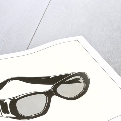 Black Eyeglasses by Anonymous