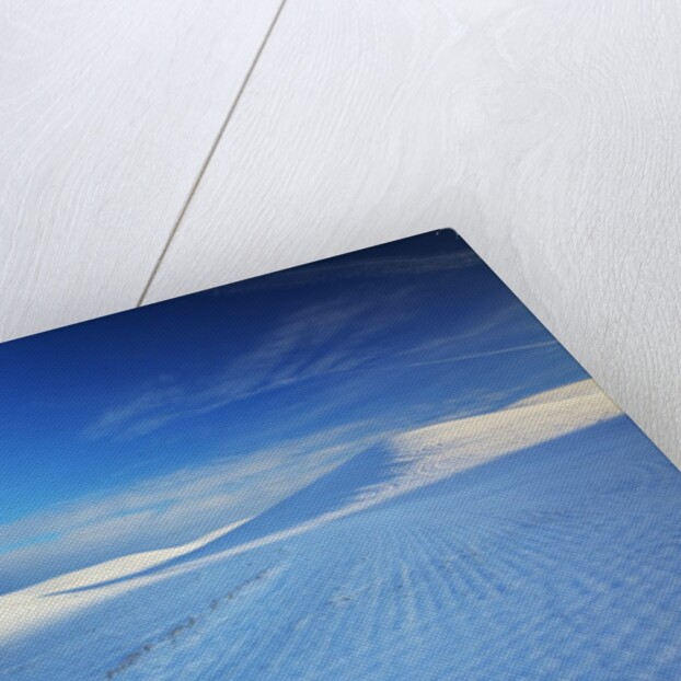 Patterns in snow covered wheat fields by Anonymous