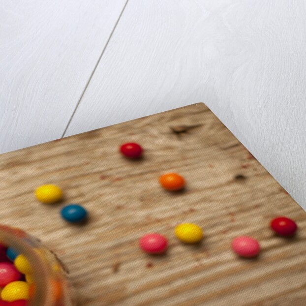 Gum Balls in a mason jar by Anonymous