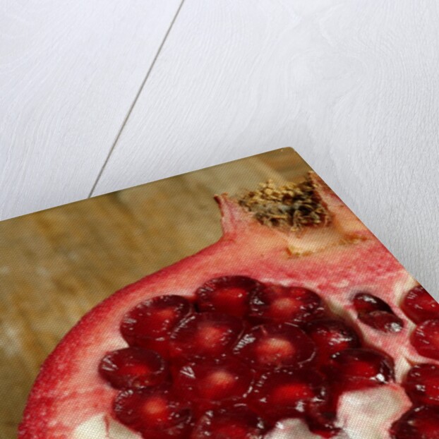 Sliced pomegranate by Anonymous
