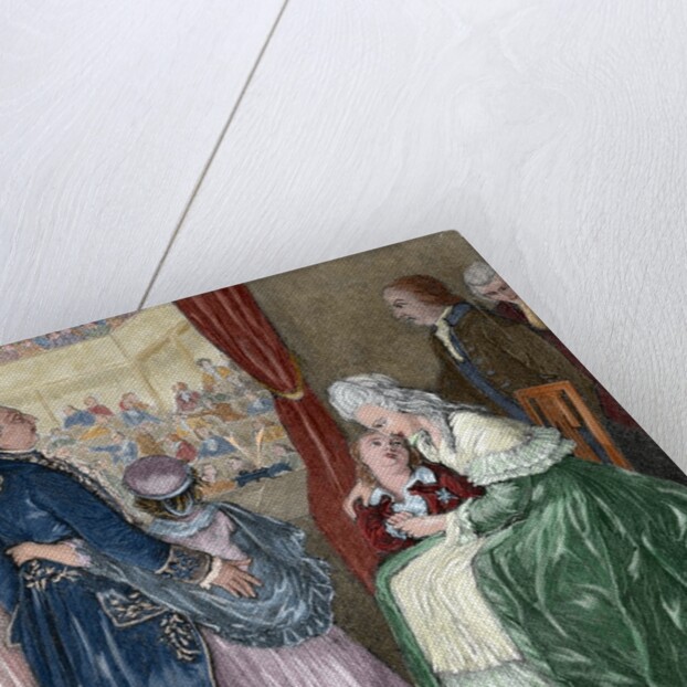 French Revolution (1789-1799). The royal family took refuge in the Assembly by Anonymous