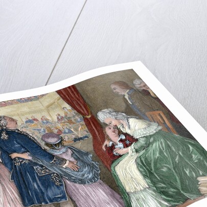 French Revolution (1789-1799). The royal family took refuge in the Assembly by Anonymous