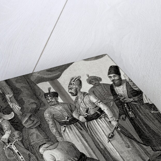 Sultan receiving some members of the Council in the Topkapi Palace courtroom by Anonymous