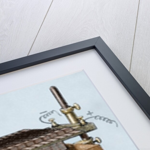 Thermo-electric battery by Alexandre-Edmond Becquerel (1820-1891) by Anonymous