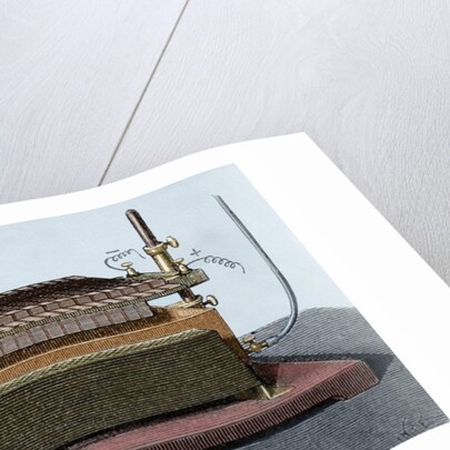 Thermo-electric battery by Alexandre-Edmond Becquerel (1820-1891) by Anonymous