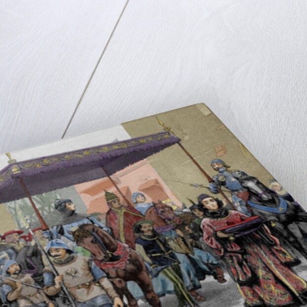 Entry of Antipope John XXIII (1360-1554) in Constanta to celebrate the 'Council of Constance' by Anonymous