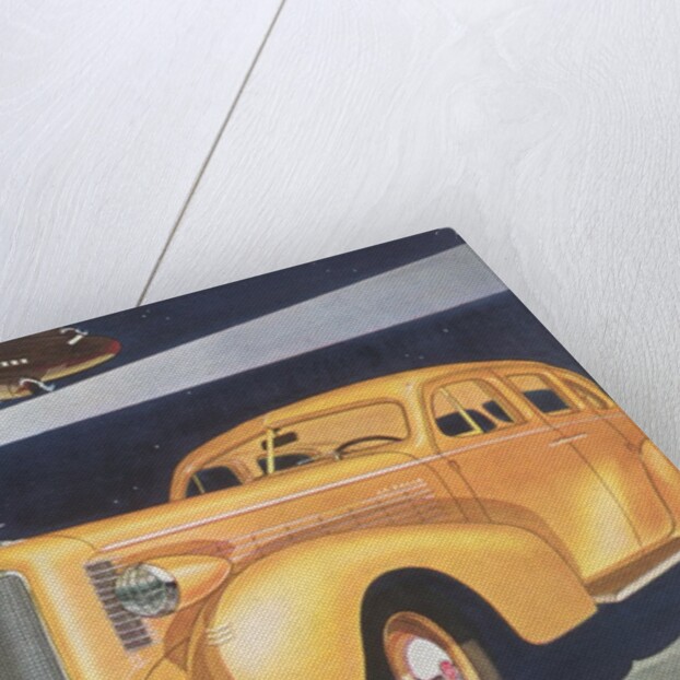 Automobile at the Airport by Anonymous