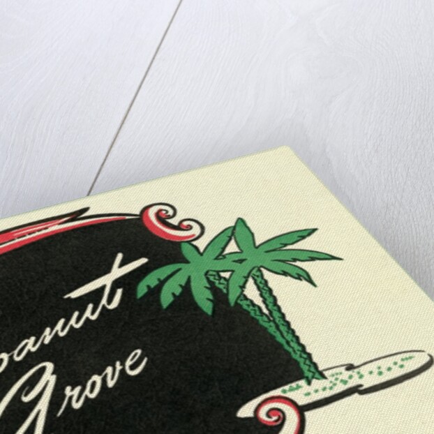 Cocoanut Grove Coaster by Anonymous