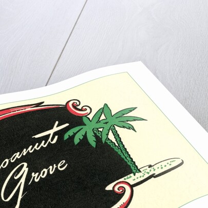 Cocoanut Grove Coaster by Anonymous