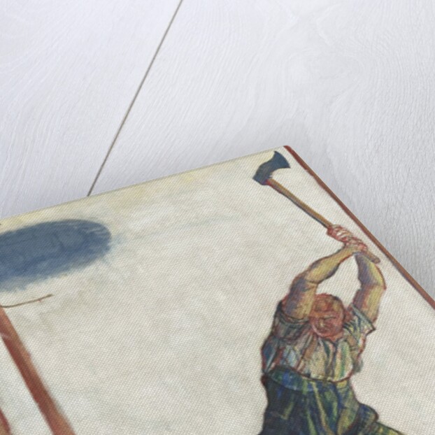 The Woodcutter by Ferdinand Hodler