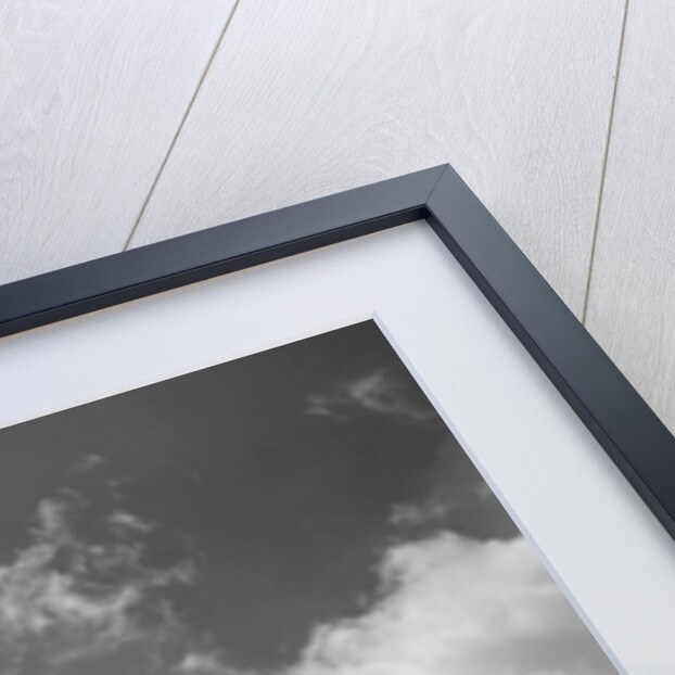 1950s three B-52 bomber airplanes in flight formation by Anonymous