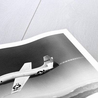 1940s 1950s Bell X-1 US air force plane by Anonymous