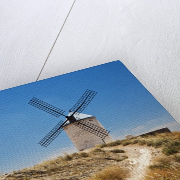 Antique La Mancha windmills in Consuegra, Spain by Anonymous
