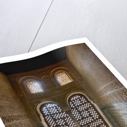 Interior of Alhambra Palace in Granada, Spain by Anonymous